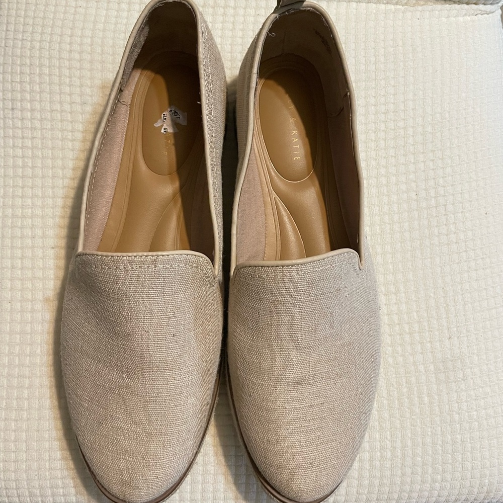 Kelly & Katie Beige Espadrille Flats